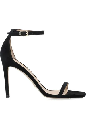 Stuart Weitzman Buty, Kobieta, Czarny, 40 EU, Skóra, Nudistcurve 100 Sandal