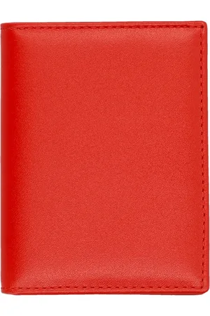 Comme des Garçons Akcesoria, unisex, Pomarańczowy, ONE SIZE, Skóra, Skórzany Portfel na Karty