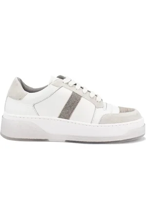Fabiana Filippi Buty, Kobieta, Biały, 39 EU, Zamsz, Sneakers