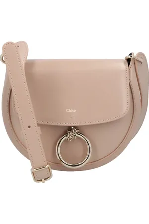 Chloé Torebki, Kobieta, Beżowy, ONE SIZE, Skóra, Skórzana Torba Crossbody