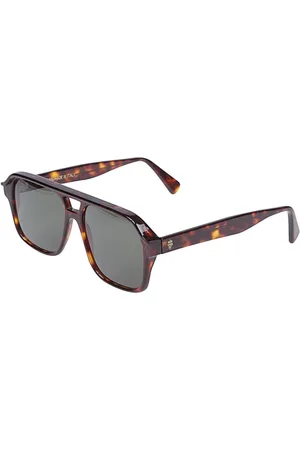 ELEVENTY Akcesoria, unisex, brązowy, ONE SIZE, Ręcznie robione okulary Vega