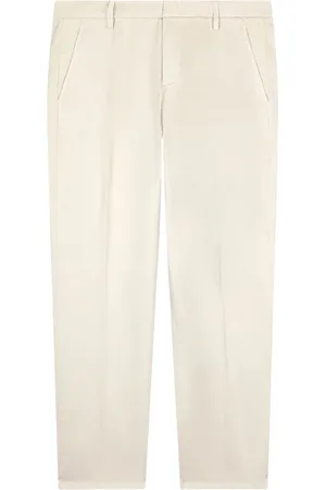 Dondup Spodnie, Mężczyzna, Beżowy, W34, Slim Chino Spodnie Piaskowe