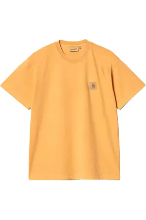 Carhartt Koszulki, Mężczyzna, Żółty, M, Bawełna, Vista T-Shirt