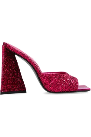 The Attico Buty, Kobieta, Różowy, 37 1/2 EU, Devon Heeled Mules