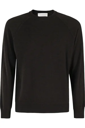 FILIPPO DE LAURENTIIS Swetry, Mężczyzna, brązowy, 2XL, Stylowy Sweter Naszyjnik