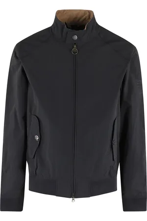 Barbour Kurtki, Mężczyzna, Niebieski, M, Bawełna, Granatowa Kurtka Harrington Rectifier