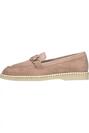 Hogan Buty, Kobieta, Różowy, 39 1/2 EU, Zamsz, Płaskie buty Różowe