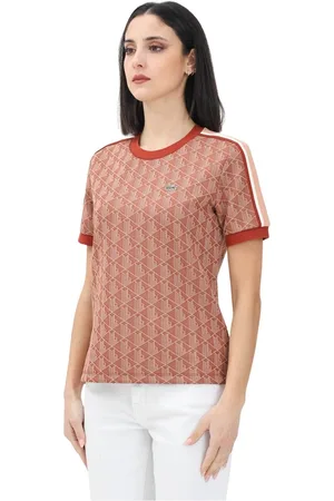 Lacoste Koszulki, Kobieta, brązowy, M, Brązowy T-shirt i Polo