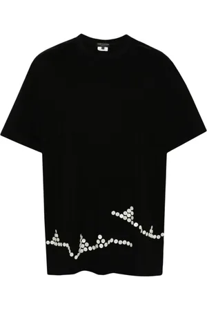 Comme des Garçons Koszulki, Mężczyzna, Czarny, S, Bawełna, Czarna koszulka z dżerseju z okrągłym dekoltem