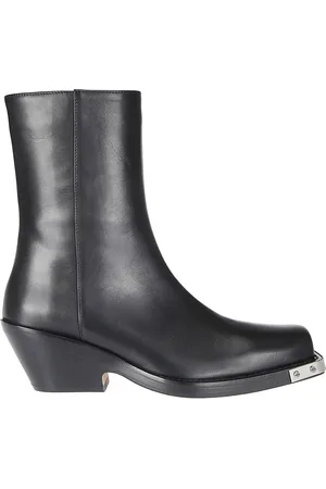 Sportmax Buty, Kobieta, Czarny, 37 EU, Skóra, Stylowe botki do kostki