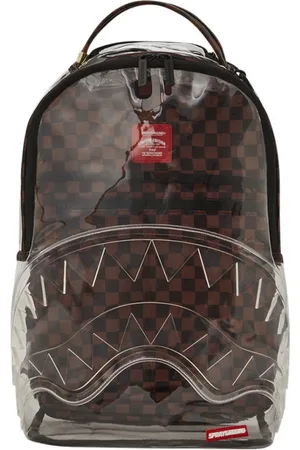 Sprayground Torebki, unisex, brązowy, ONE SIZE, Skóra, Plecak w Kratę Clear