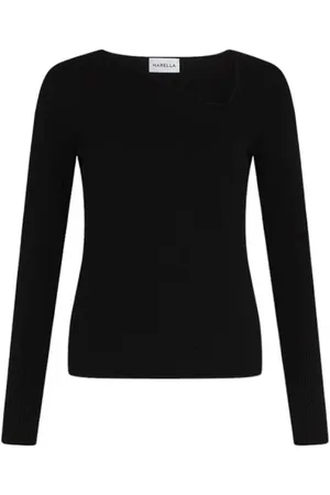 MARELLA Koszulki, Kobieta, Czarny, M, Punto Gondola Long Sleeve Top