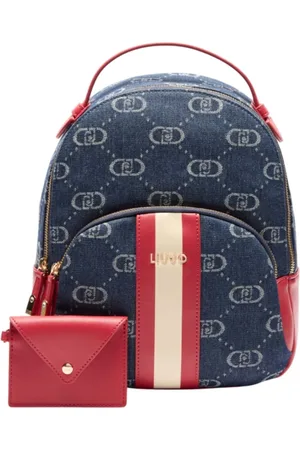 Liu Jo Torebki, Kobieta, Niebieski, ONE SIZE, Denim, Stylowy Plecak