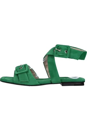 Fabi Buty, Kobieta, Zielony, 37 EU, Zamsz, Płaskie buty Zielone