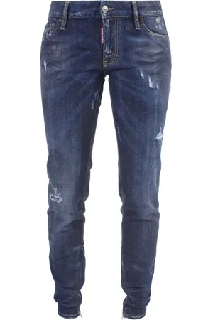Dsquared2 Jeansy, Kobieta, Niebieski, M, Bawełna, Dżinsy Slim-Fit