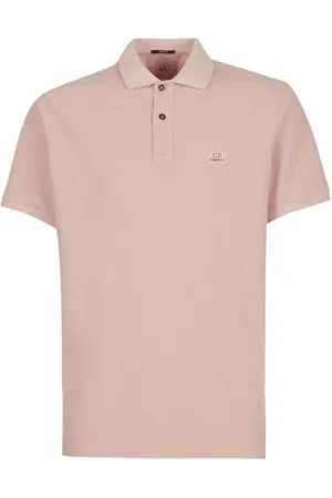 C.P. Company Koszulki, Mężczyzna, Różowy, M, Bawełna, Polo Piquet 24/1