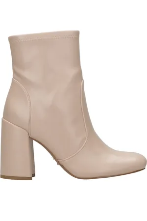 Steve Madden Buty, Kobieta, Beżowy, 38 1/2 EU, Skóra, Botki Locole