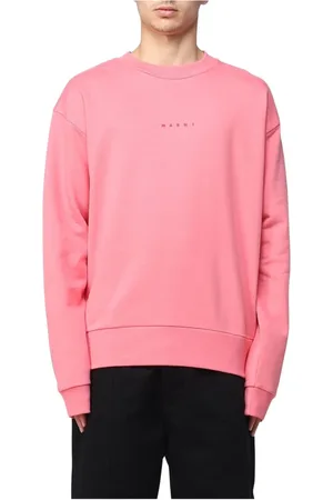 Marni Bluzy, Mężczyzna, Różowy, L, Codzienna bluza dresowa