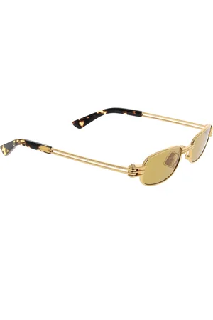 Bottega Veneta Akcesoria, unisex, Żółty, ONE SIZE, Stylowe okulary przeciwsłoneczne dla modnego wyglądu