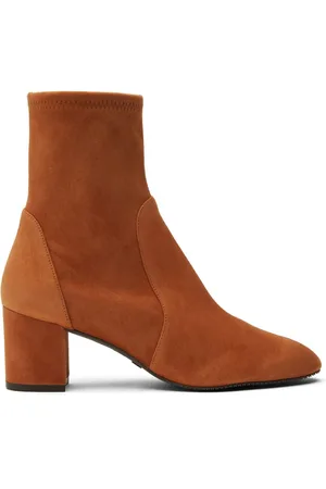 Stuart Weitzman Buty, Kobieta, brązowy, 39 EU, Skóra, Yuliana 60 Botki do połowy łydki