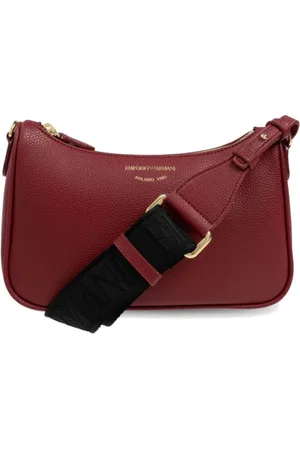 Emporio Armani Torebki, Kobieta, Czerwony, ONE SIZE, Mini Baguette Cross Body Bag