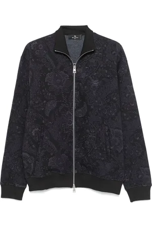Etro Bluzy, Mężczyzna, Niebieski, 2XL, Bluza rozpinana