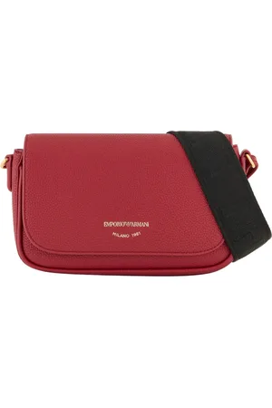 Emporio Armani Torebki, Kobieta, Czerwony, ONE SIZE, Skóra, Torba Cross Body