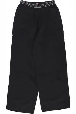 Tommy Hilfiger Spodnie, Kobieta, Czarny, S, Baggy Taping Trackpant Czarny Streetwear