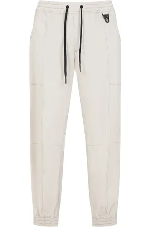 Moncler Spodnie, Mężczyzna, Beżowy, L, Neutralne Spodnie dla Stylowego Komfortu