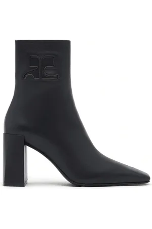 Courrèges Buty, Kobieta, Czarny, 40 EU, Skóra, Botki Heritage