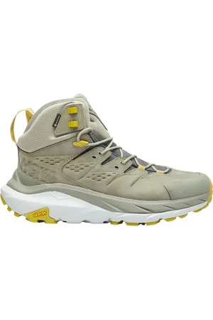 Hoka One One Buty, Mężczyzna, Zielony, 43 1/2 EU, Skóra, Skórzane buty trekkingowe Kaha 2 GTX
