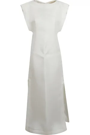 Max Mara Sukienki, Kobieta, Biały, S, Sukienka Maxi Esotico