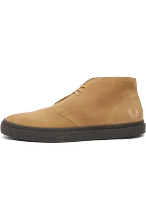 Fred Perry Buty, Mężczyzna, brązowy, 45 EU, Zamsz, Zamszowe buty Desert