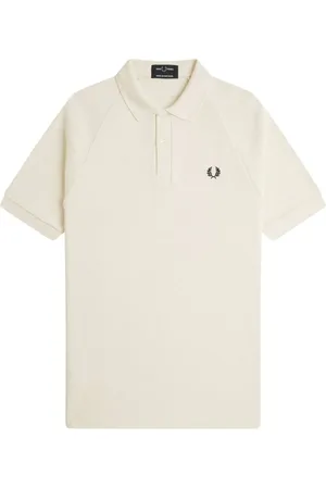 Fred Perry Koszulki, Mężczyzna, Beżowy, XL, Bawełna, Ivory Sweter Polo