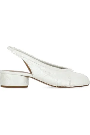 Maison Margiela Buty, Kobieta, Biały, 36 EU, Skóra, Tabi Slingback