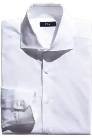 FAY Koszule, Mężczyzna, Biały, 3XL, Klasyczna biała koszula