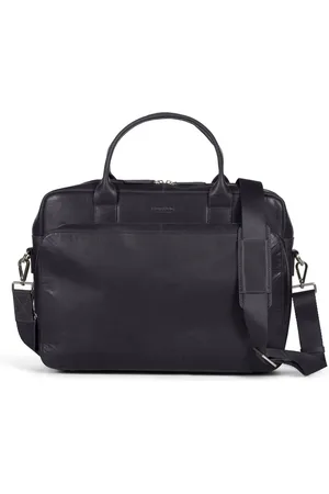 Howard London Torebki, Mężczyzna, Czarny, ONE SIZE, Skóra, Torba na Laptopa Leopold Czarna