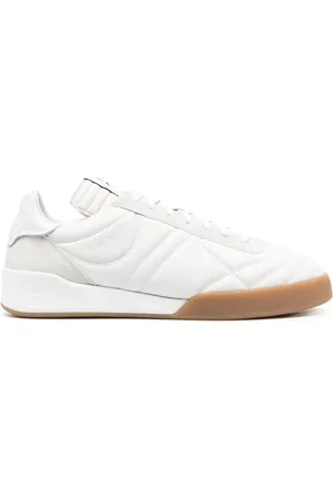 Courrèges Buty, Mężczyzna, Biały, 42 EU, Skóra, Sneakersy skórzane low-top