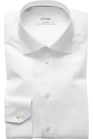 Eton Koszule, Mężczyzna, Biały, 5XL, Bawełna, Współczesna koszula twillowa