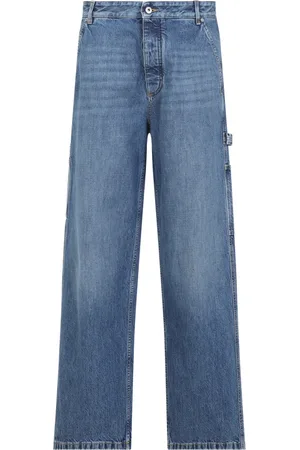 Bottega Veneta Jeansy, Mężczyzna, Niebieski, M, Bawełna, Jeansyy