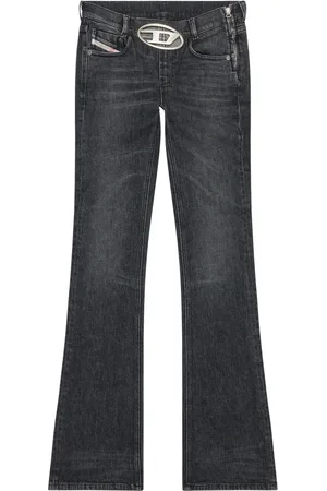 Diesel Jeansy, Kobieta, Szary, W27, Bawełna, Bootcut i Flare Jeansy - D-Ebbey