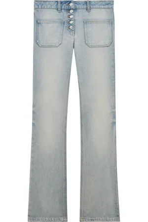 Courrèges Jeansy, Kobieta, Niebieski, S, Bawełna, Jeansyy Straight