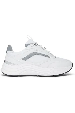 Mallet Buty, Mężczyzna, Biały, 46 EU, Skóra, Cyrus 2.0 Reflect Białe Sneakersy