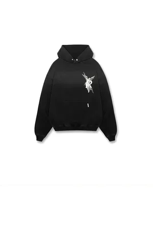 Represent Bluzy, Mężczyzna, Czarny, L, Bawełna, Bluza z kapturem Archangel 100% Bawełna