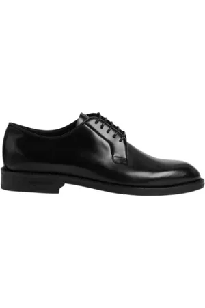 Dsquared2 Buty, Mężczyzna, Czarny, 44 1/2 EU, Skóra, Skórzane eleganckie buty Derby