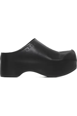Marni Buty, Kobieta, Czarny, 39 EU, Skóra, Chunky Clog Sabot