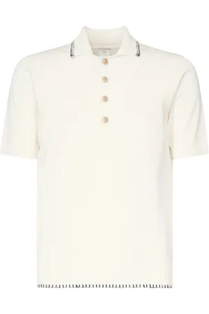 ELEVENTY Koszulki, Mężczyzna, Biały, S, Wełna, Polo Shirt