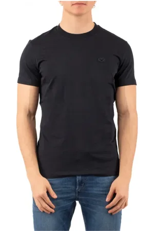 Emporio Armani Koszulki, Mężczyzna, Niebieski, M, Stylowy T-shirt dla mężczyzn