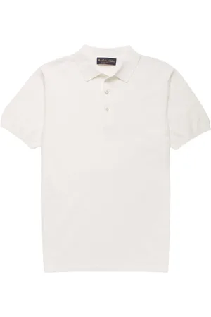 Brooks Brothers Koszulki, Mężczyzna, Biały, S, Bawełna, Bawełniana koszulka polo