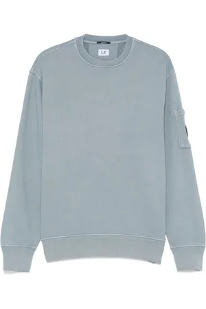 C.P. Company Bluzy, Mężczyzna, Niebieski, XL, Bawełna, Bluza dresowa
